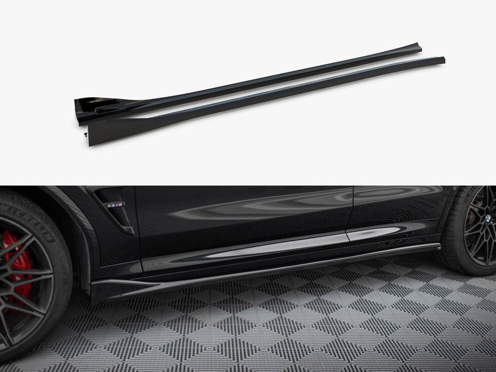Maxton Design Side Skirt Diffusers BMW X3 M F97 / F97 Facelift