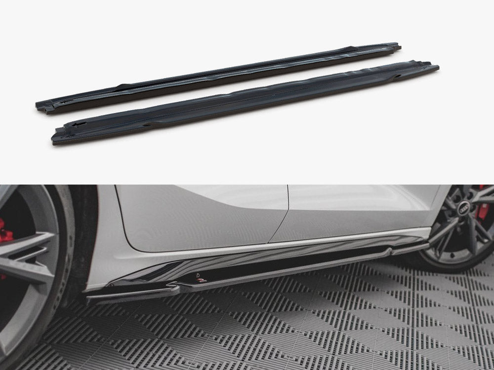 Maxton Design Side Skirts Diffusers V.1 Audi S3 / A3 S-Line 8Y