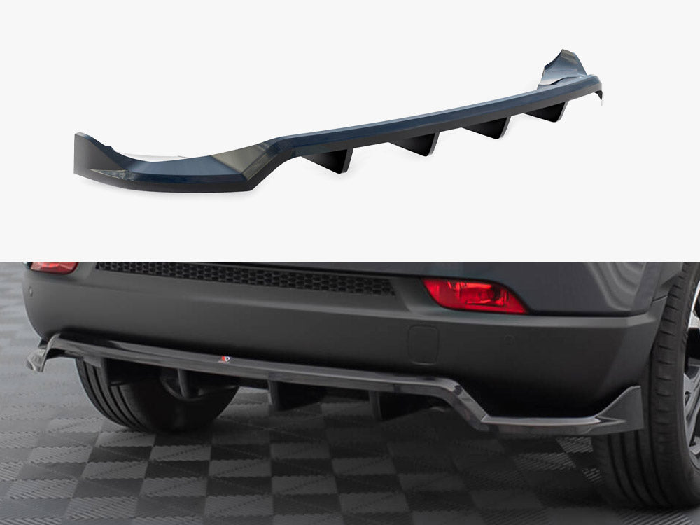 Maxton Design Rear Splitter (Vertical Bars) Jeep Compass Limited Mk2 Facelift