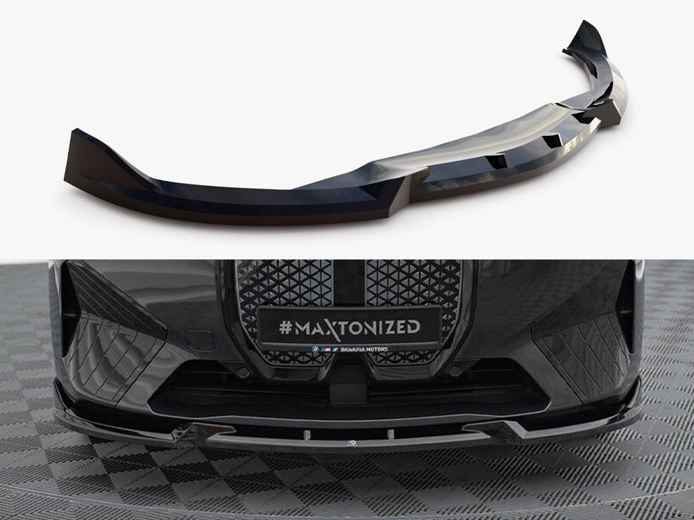 Maxton Design Front Splitter V.1 BMW iX M-Pack i20