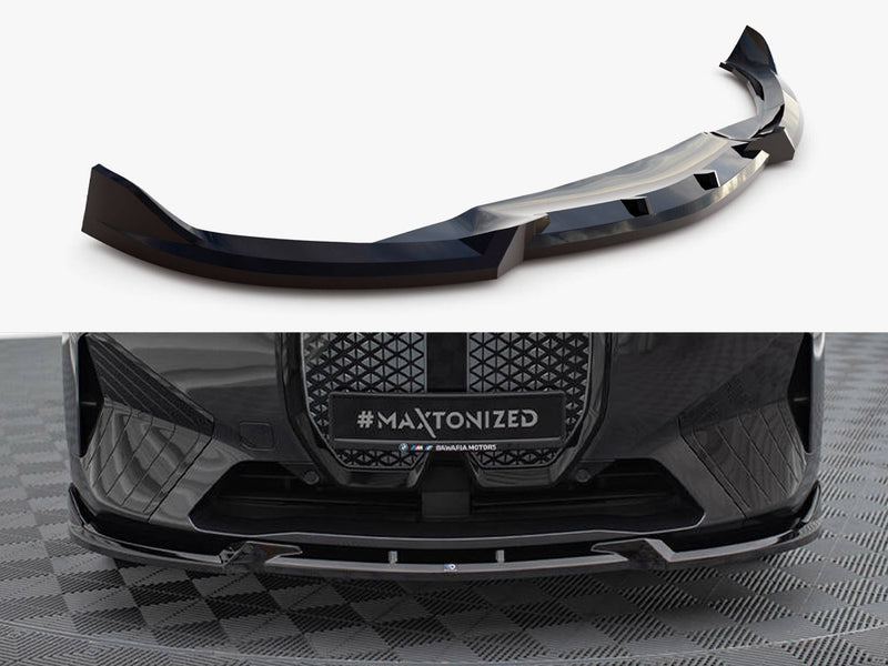 Maxton Design Front Splitter V.1 BMW iX M-Pack i20