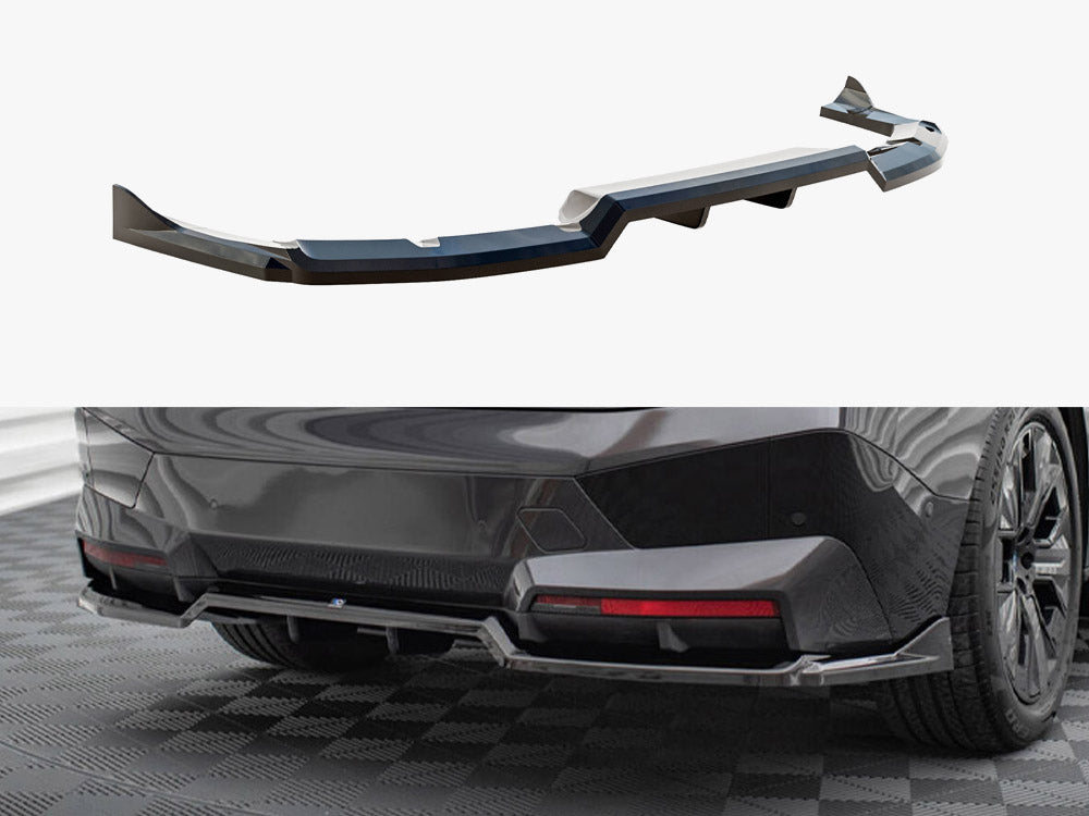 Maxton Design Rear Splitter (Vertical Bars) BMW iX M-Pack i20