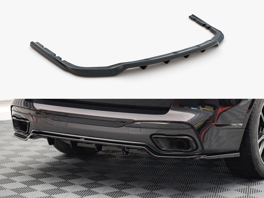 Maxton Design Rear Splitter (Vertical Bars) BMW X7 M-Pack G07