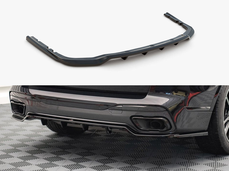 Maxton Design Rear Splitter (Vertical Bars) BMW X7 M-Pack G07