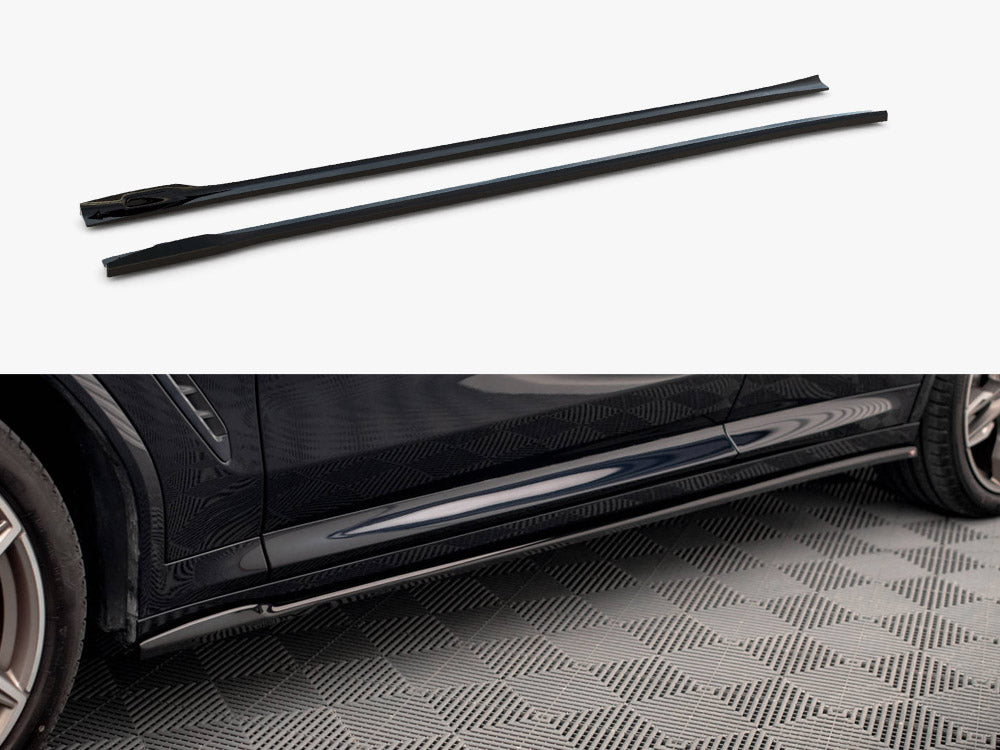 Maxton Design Side Skirts Diffusers V.2 BMW X3 M40d / M40i / M-Pack G01
