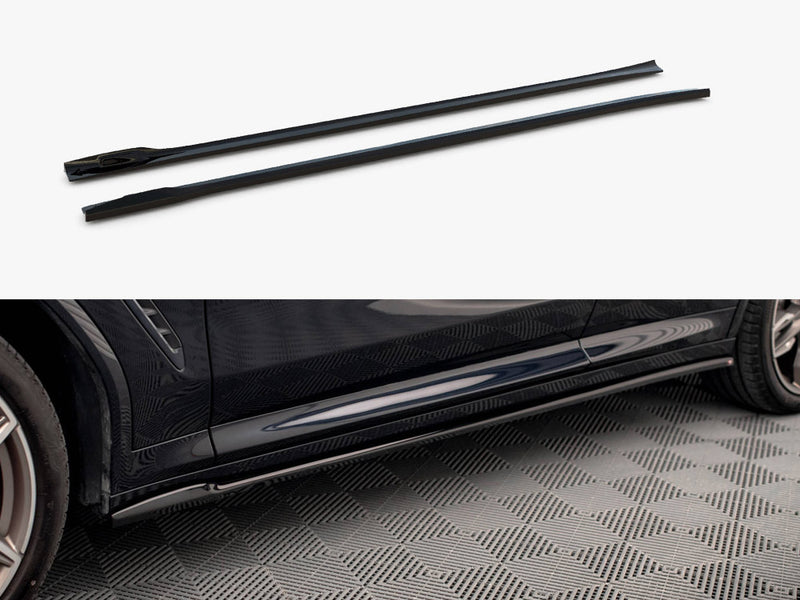 Maxton Design Side Skirts Diffusers V.2 BMW X3 M40d / M40i / M-Pack G01
