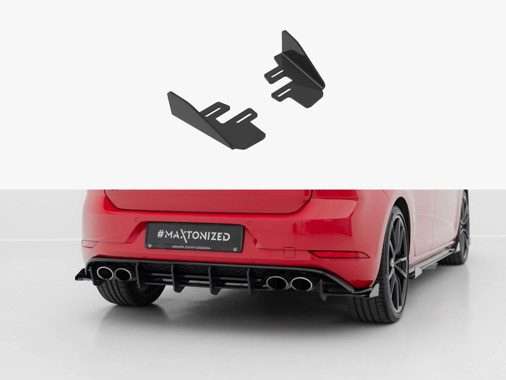 Maxton Design Rear Side Flaps Volkswagen Golf R Mk7 Facelift
