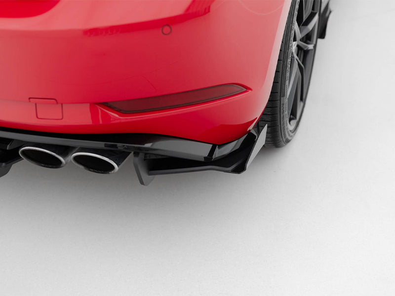 Maxton Design Rear Side Flaps Volkswagen Golf R Mk7 Facelift