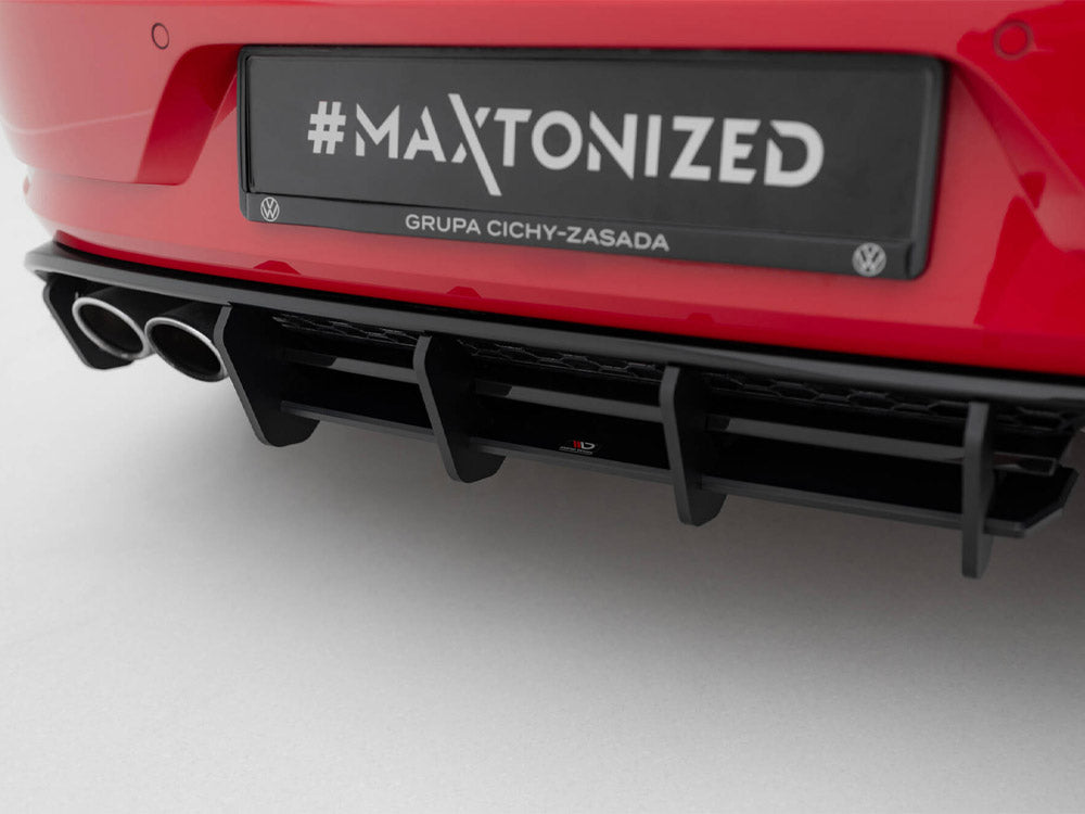 Maxton Design Street PRO Rear Diffuser Volkswagen Golf R Mk7 Facelift