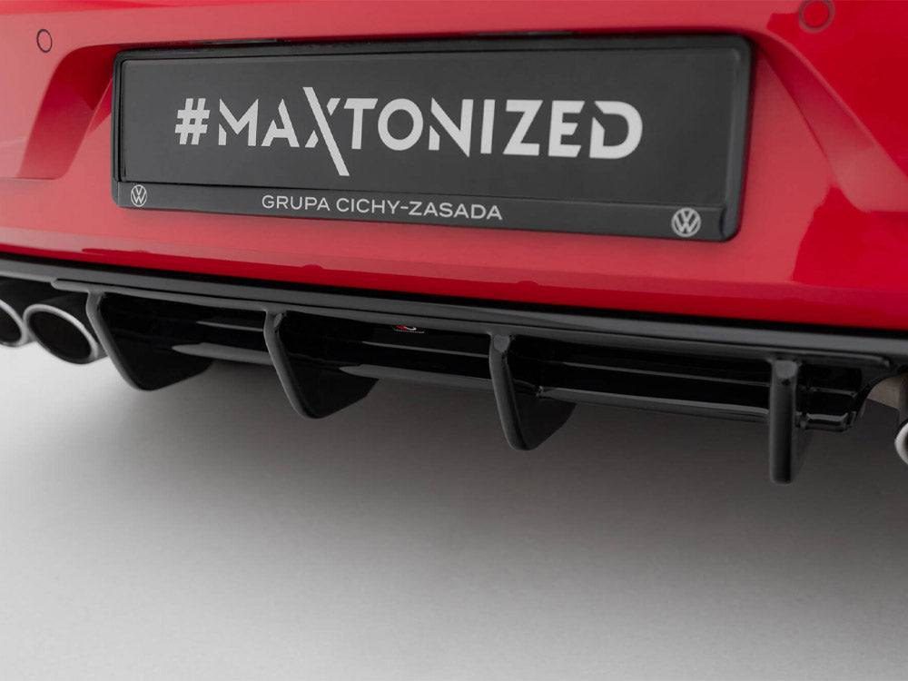 Maxton Design Rear Valance Volkswagen Golf R Hatchback Mk7 Facelift