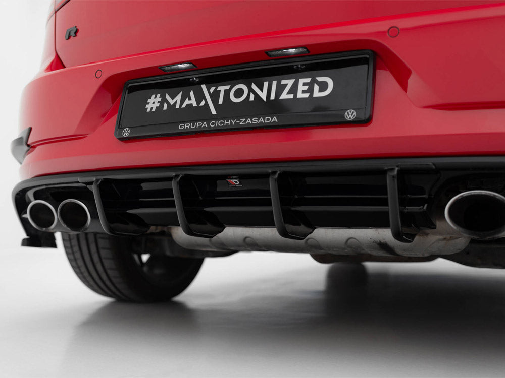 Maxton Design Rear Valance Volkswagen Golf R Hatchback Mk7 Facelift