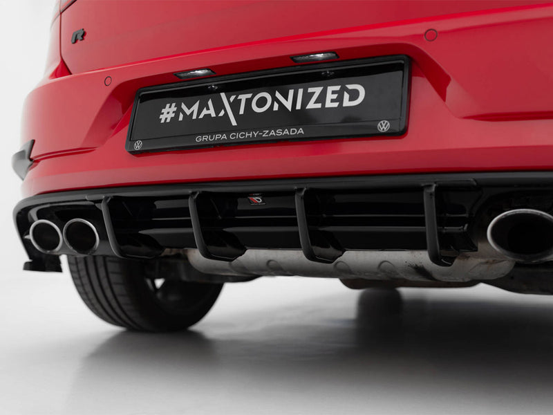 Maxton Design Rear Valance Volkswagen Golf R Hatchback Mk7 Facelift