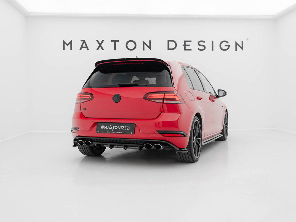 Maxton Design Rear Splitter Volkswagen Golf R / R-Line Hatchback Mk7 Facelift