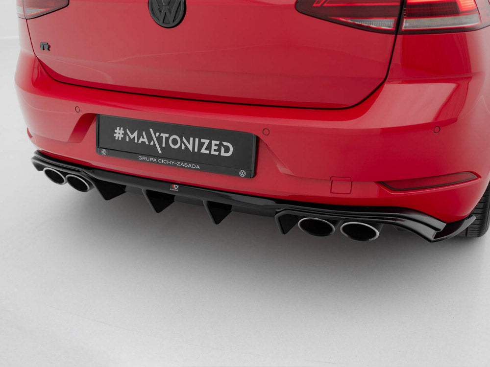 Maxton Design Rear Valance V.3 Volkswagen Golf R Mk7 Facelift