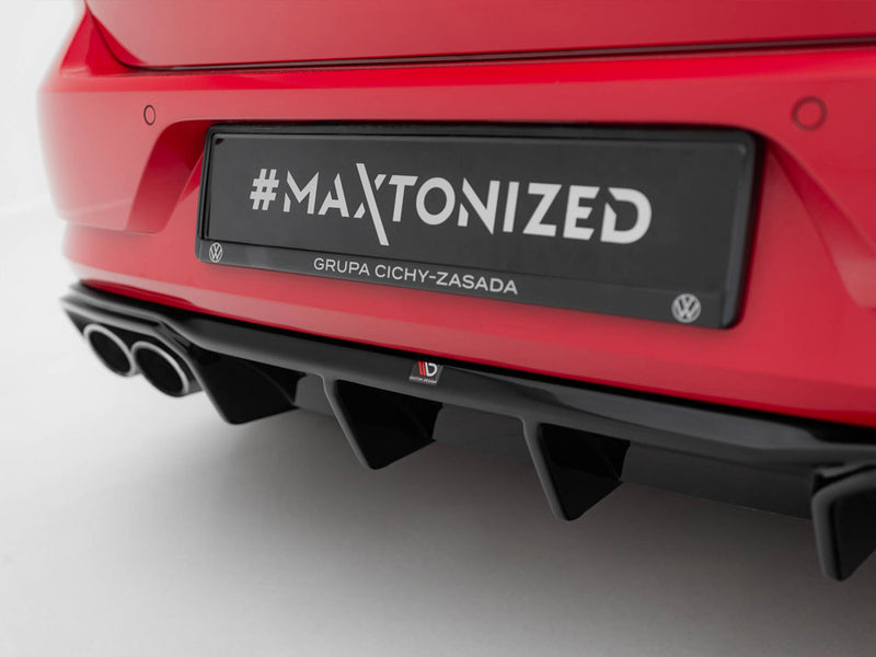 Maxton Design Rear Valance V.3 Volkswagen Golf R Mk7 Facelift