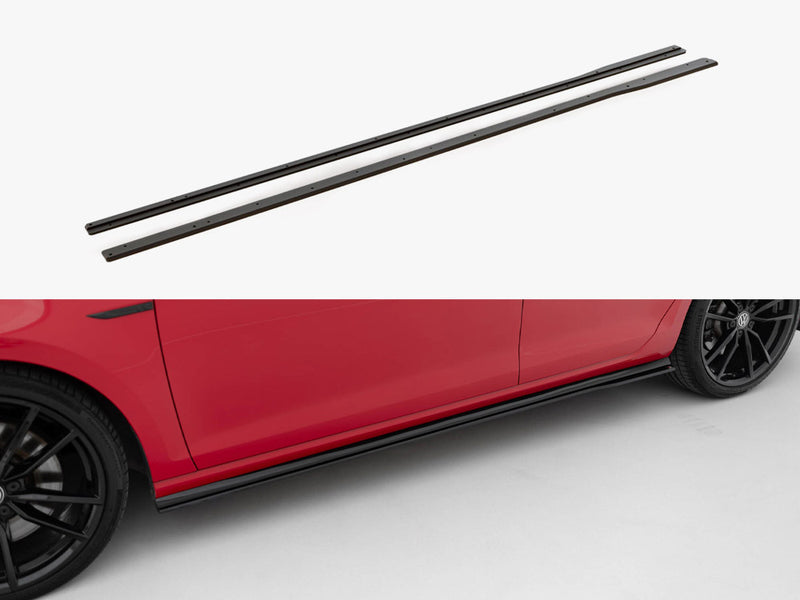 Maxton Design Street PRO Side Skirts Diffusers Volkswagen Golf R / R-Line Mk7 Facelift