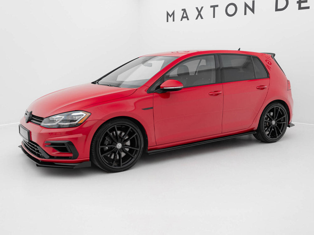 Maxton Design Street PRO Side Skirts Diffusers Volkswagen Golf R / R-Line Mk7 Facelift
