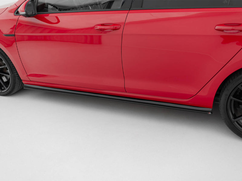 Maxton Design Side Skirts Diffusers V.2 Volkswagen Golf R / R-Line Mk7 Facelift