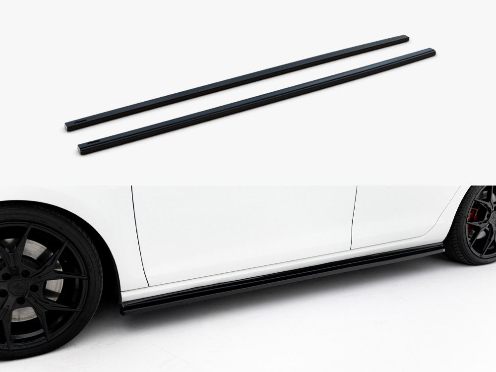 Maxton Design Side Skirt Diffusers V.2 Volkswagen Golf GTI / GTD Mk7 / Mk7 Facelift (narrow)