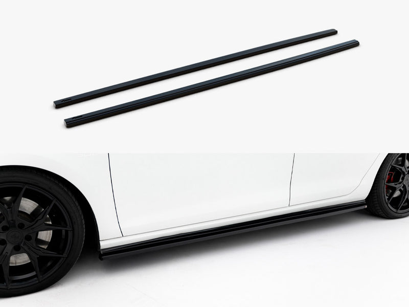 Maxton Design Side Skirt Diffusers V.2 Volkswagen Golf GTI / GTD Mk7 / Mk7 Facelift (narrow)