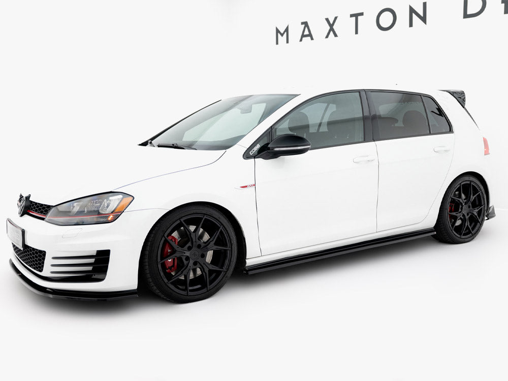 Maxton Design Side Skirt Diffusers V.2 Volkswagen Golf GTI / GTD Mk7 / Mk7 Facelift (narrow)