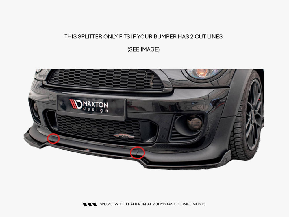 Maxton Design Front Splitter V.2 Mini Cooper John Cooper Works R56