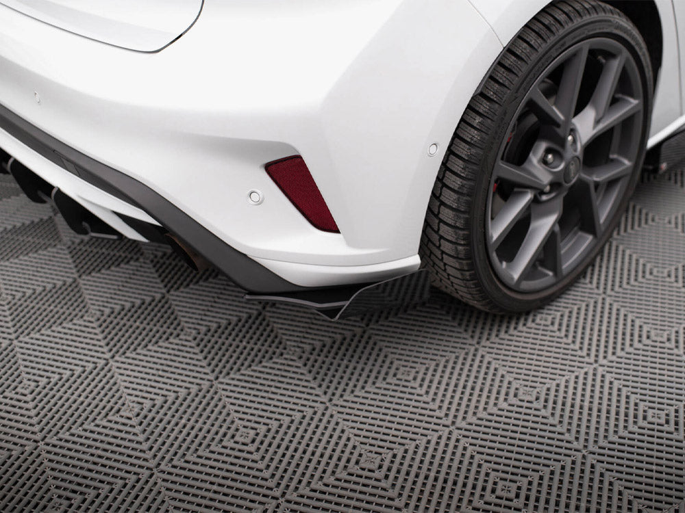 Maxton Design Street PRO Rear Side Splitters + Flaps Ford Focus ST Mk4