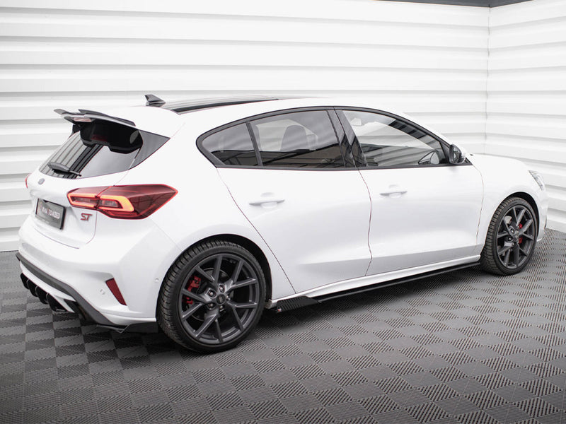 Maxton Design Street PRO Side Skirt Diffusers + Flaps Ford Focus ST / ST-Line Mk4