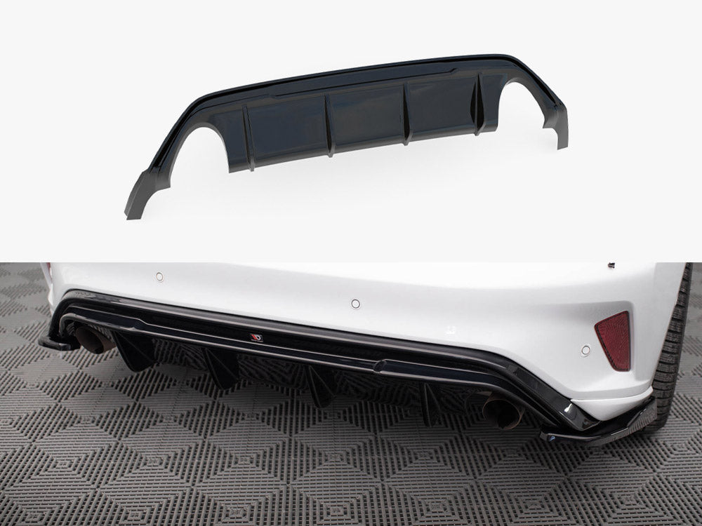 Maxton Design Rear Valance V.3 Ford Focus Hatchback ST Mk4