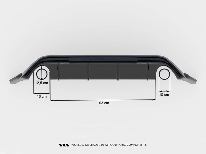 Maxton Design Rear Valance V.3 Ford Focus Hatchback ST Mk4