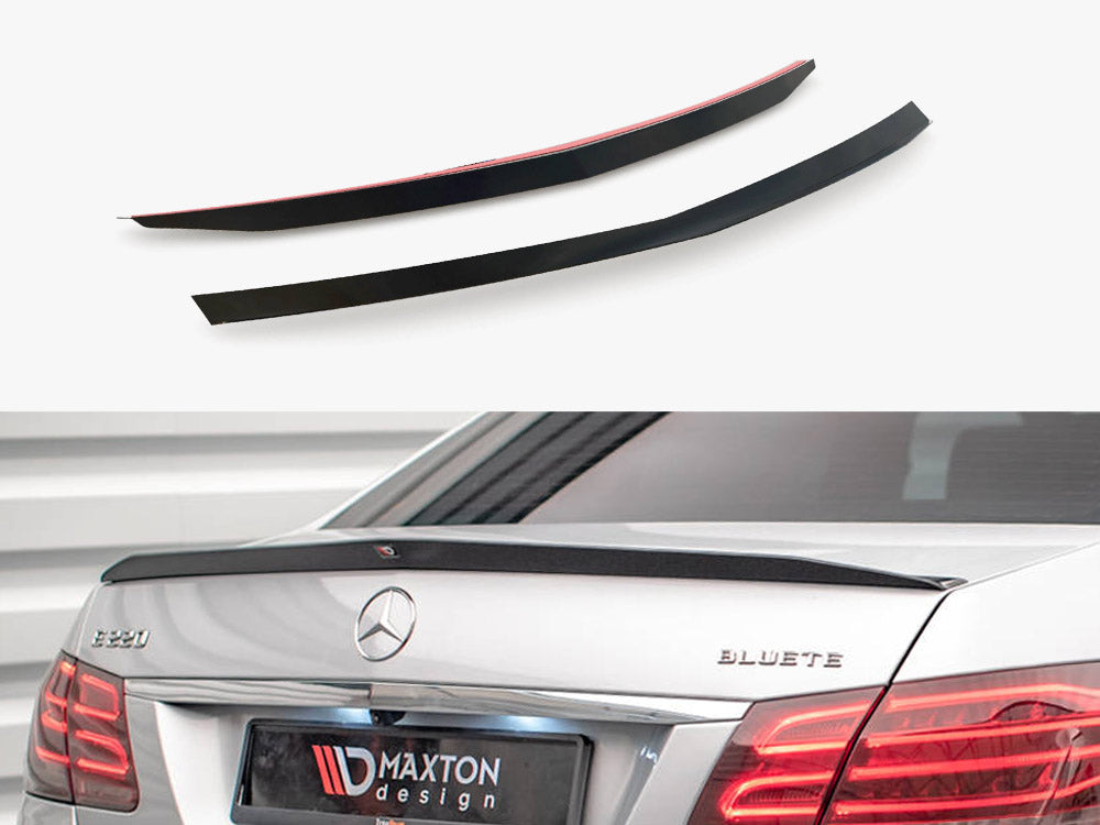 Maxton Design Spoiler Cap Mercedes E63 AMG / AMG-Line Sedan W212 Facelift