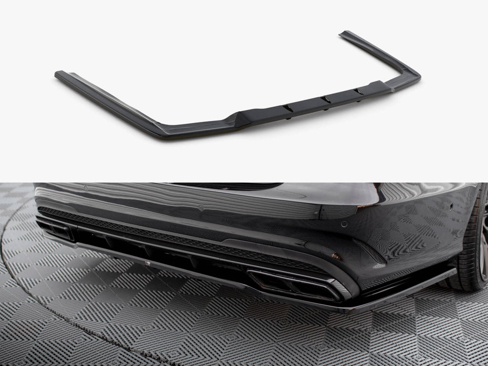 Maxton Design Rear Splitter (Vertical Bars) Mercedes E63 AMG Sedan W212 Facelift