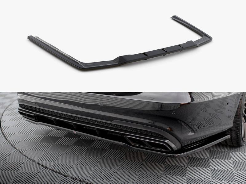 Maxton Design Rear Splitter (Vertical Bars) Mercedes E63 AMG Sedan W212 Facelift