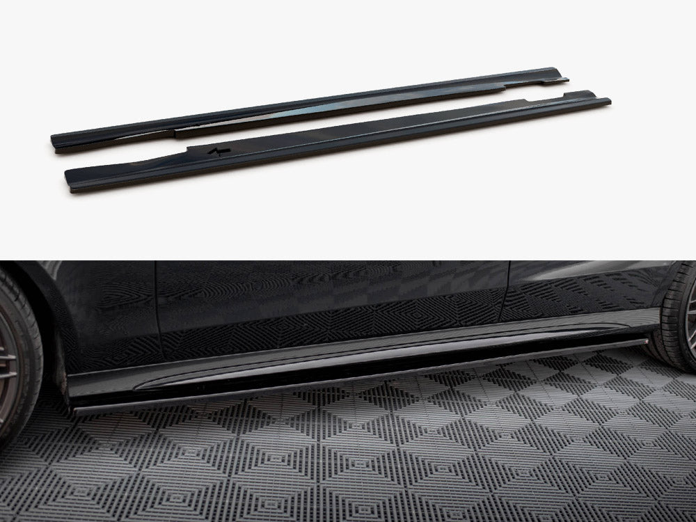 Maxton Design Side Skirts Diffusers Mercedes E63 AMG / AMG-Line Sedan W212 Facelift