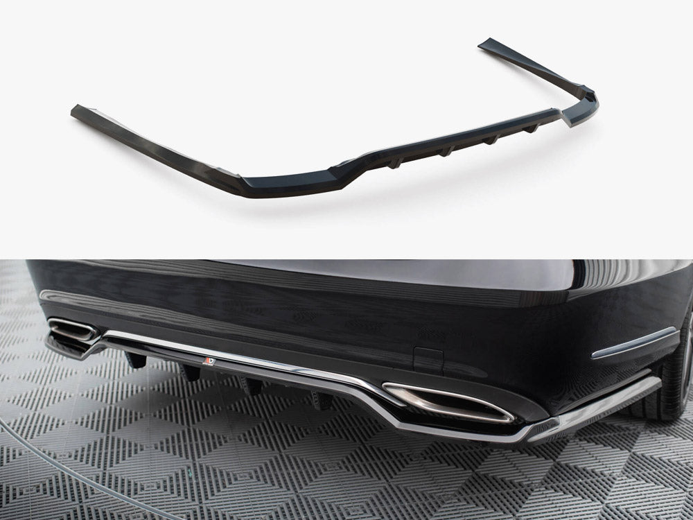 Maxton Design Rear Splitter (Vertical Bars) Mercedes-Benz E W212 Facelift