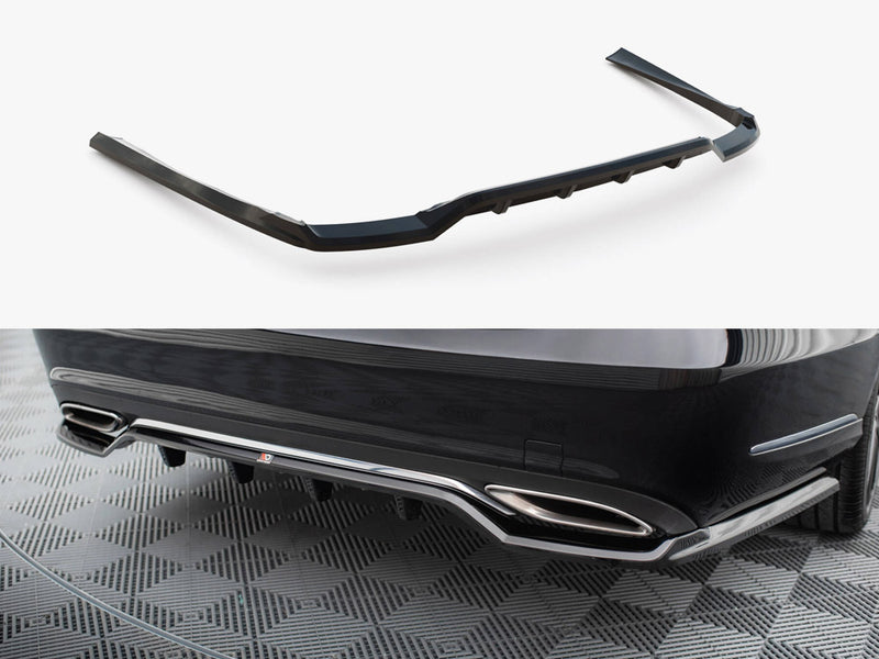 Maxton Design Rear Splitter (Vertical Bars) Mercedes-Benz E W212 Facelift