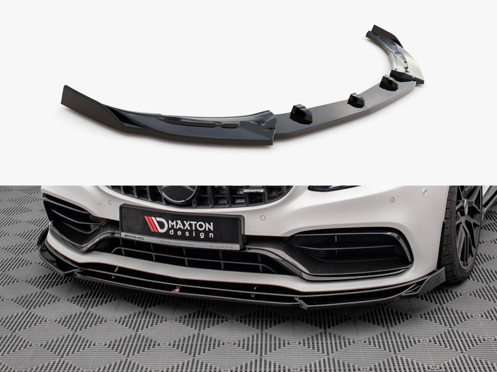 Maxton Design Front Splitter V.2 Mercedes-AMG C63 Coupe AMG Aero Pack C205 Facelift