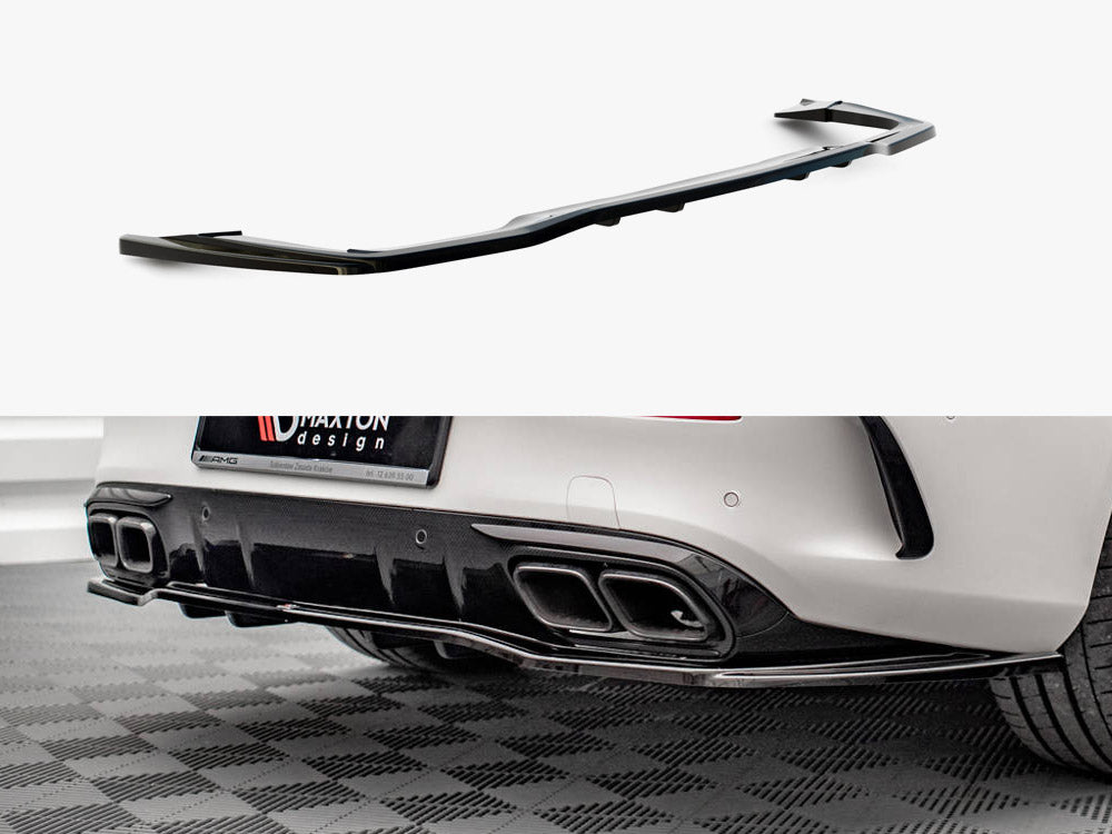 Maxton Design Rear Splitter (Vertical Bars) Mercedes-AMG C 63AMG Coupe AMG Aero Pack C205 Facelift