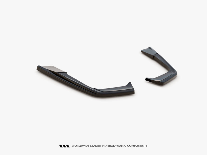 Maxton Design Rear Side Splitters Mercedes-AMG C 63AMG Coupe AMG Aero Pack C205 Facelift