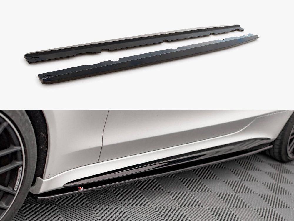 Maxton Design Side Skirts Diffusers V.1 Mercedes-AMG C 63AMG Coupe C205 Facelift