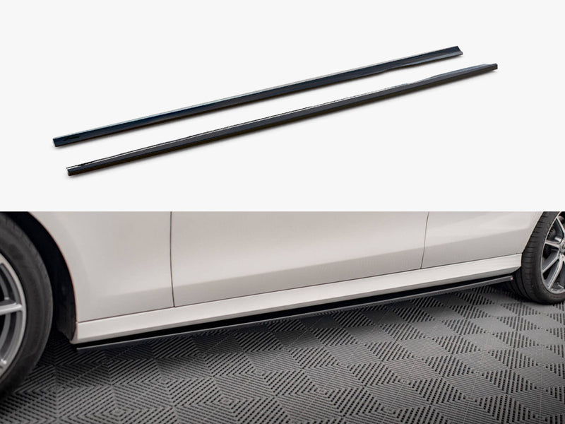 Maxton Design Side Skirt Diffusers Mercedes E AMG Line W213 Facelift