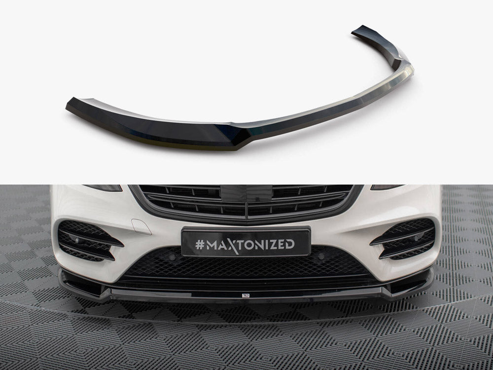 Maxton Design Front Splitter V.1 Mercedes-Benz S AMG-Line W222 Facelift