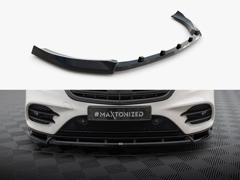 Maxton Design Front Splitter V.2 Mercedes-Benz S AMG-Line W222 Facelift