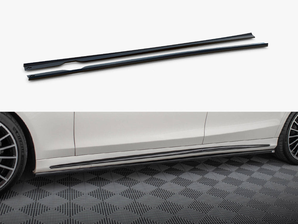 Maxton Design Side Skirt Diffusers Mercedes-Benz S Long AMG-Line W222