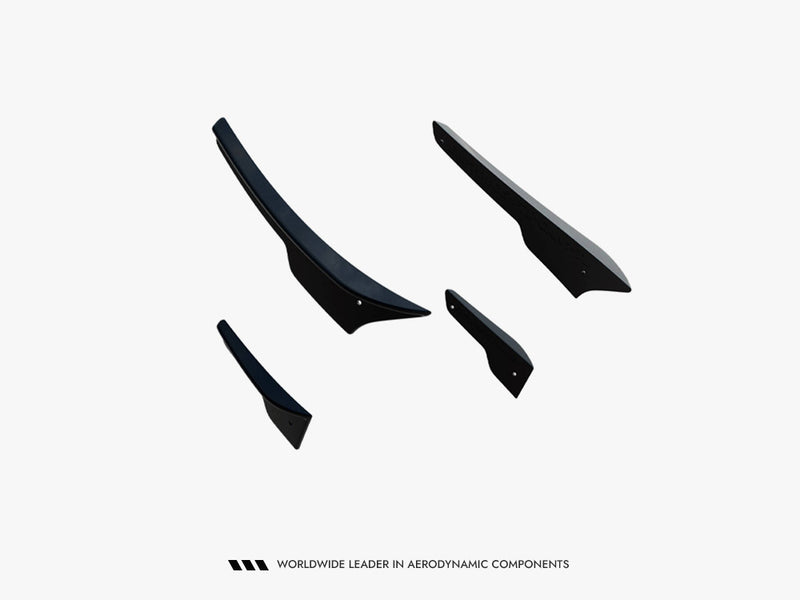 Maxton Design Front Bumper Wings (Canards) BMW 1 M-Pack F70