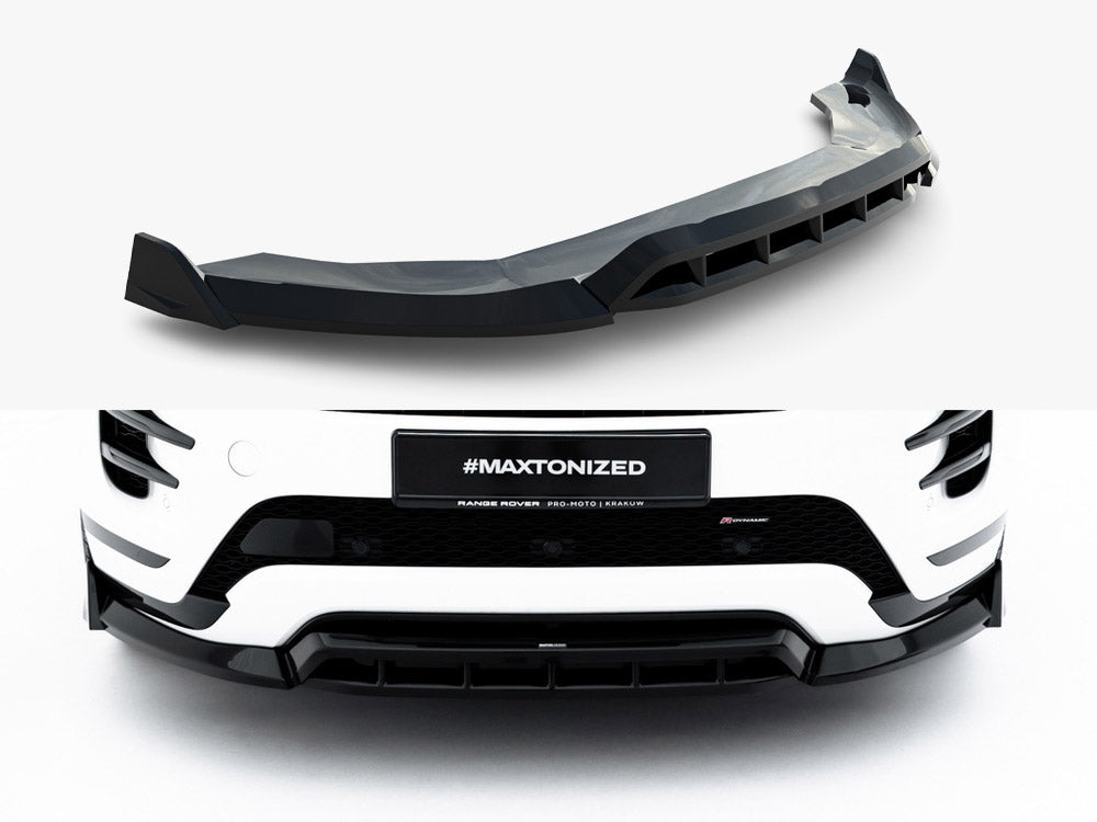 Maxton Design Front Splitter Land Rover Range Rover Evoque Dynamic Mk2