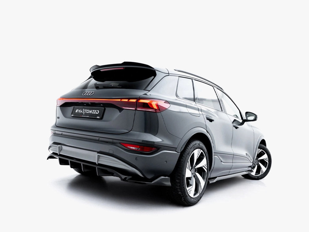 Maxton Design Rear Splitter (Vertical Bars) Audi Q6 e-tron S-Line / SQ6 e-tron SUV / Sportback Mk1