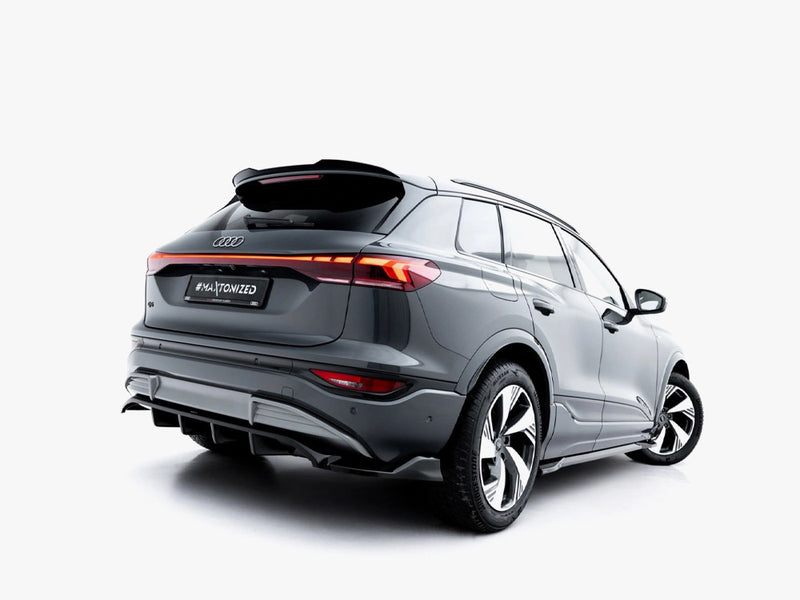 Maxton Design Rear Splitter (Vertical Bars) Audi Q6 e-tron S-Line / SQ6 e-tron SUV / Sportback Mk1