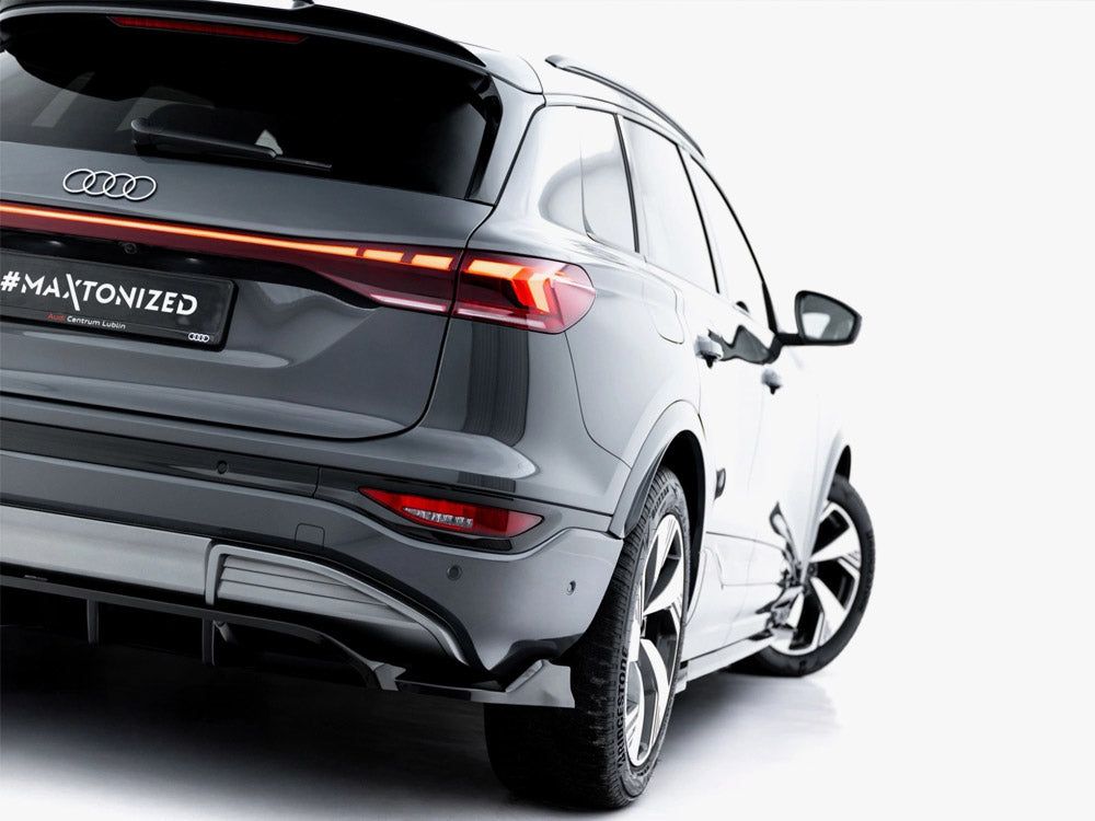 Maxton Design Rear Splitter (Vertical Bars) Audi Q6 e-tron S-Line / SQ6 e-tron SUV / Sportback Mk1