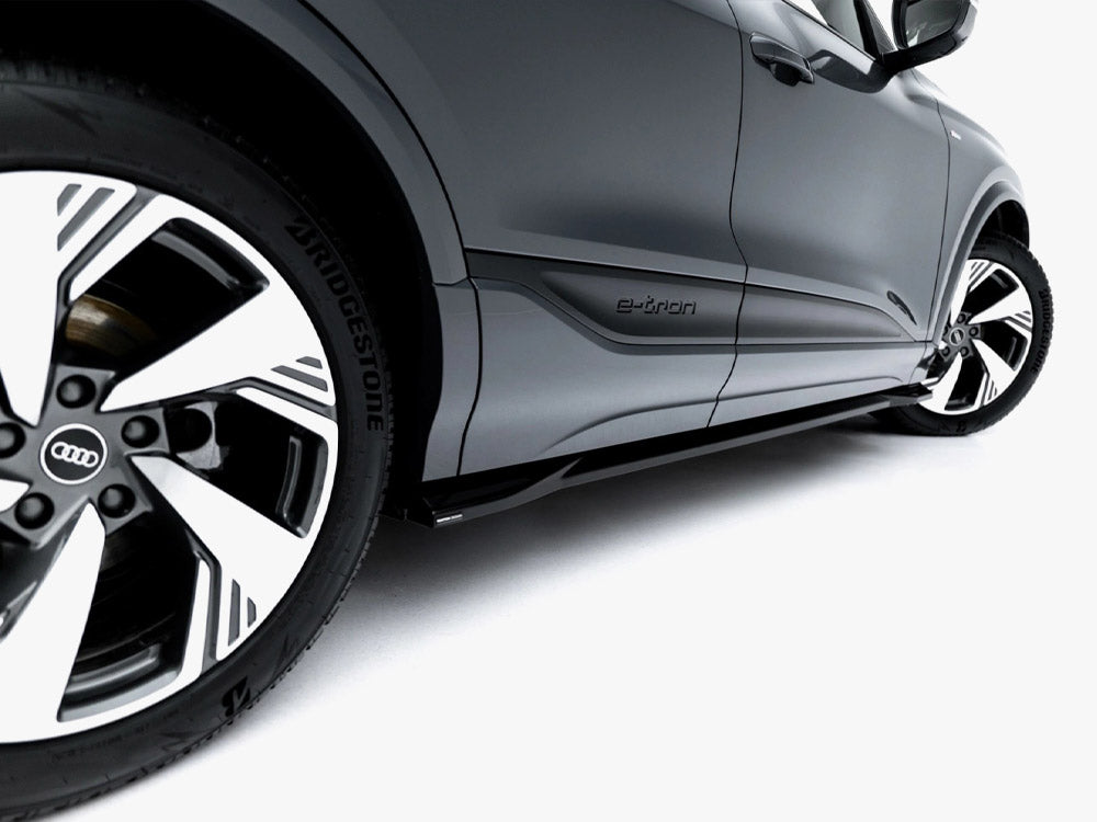 Maxton Design Side Skirt Diffusers Audi Q6 e-tron Standard / S-Line / SQ6 e-tron SUV / Sportback Mk1